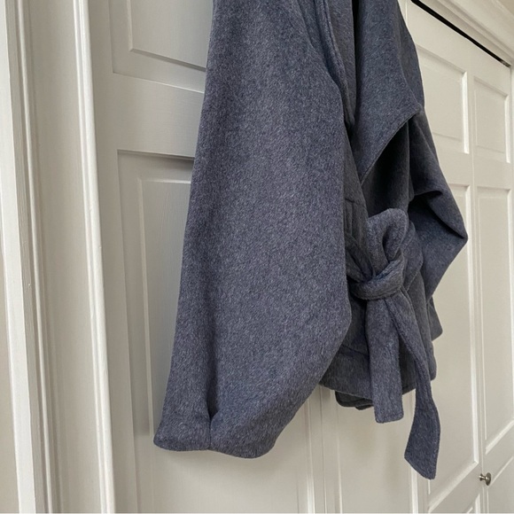 Free People Mina Cropped Wrap Coat Jacket | Size Large - Picture 9 of 11